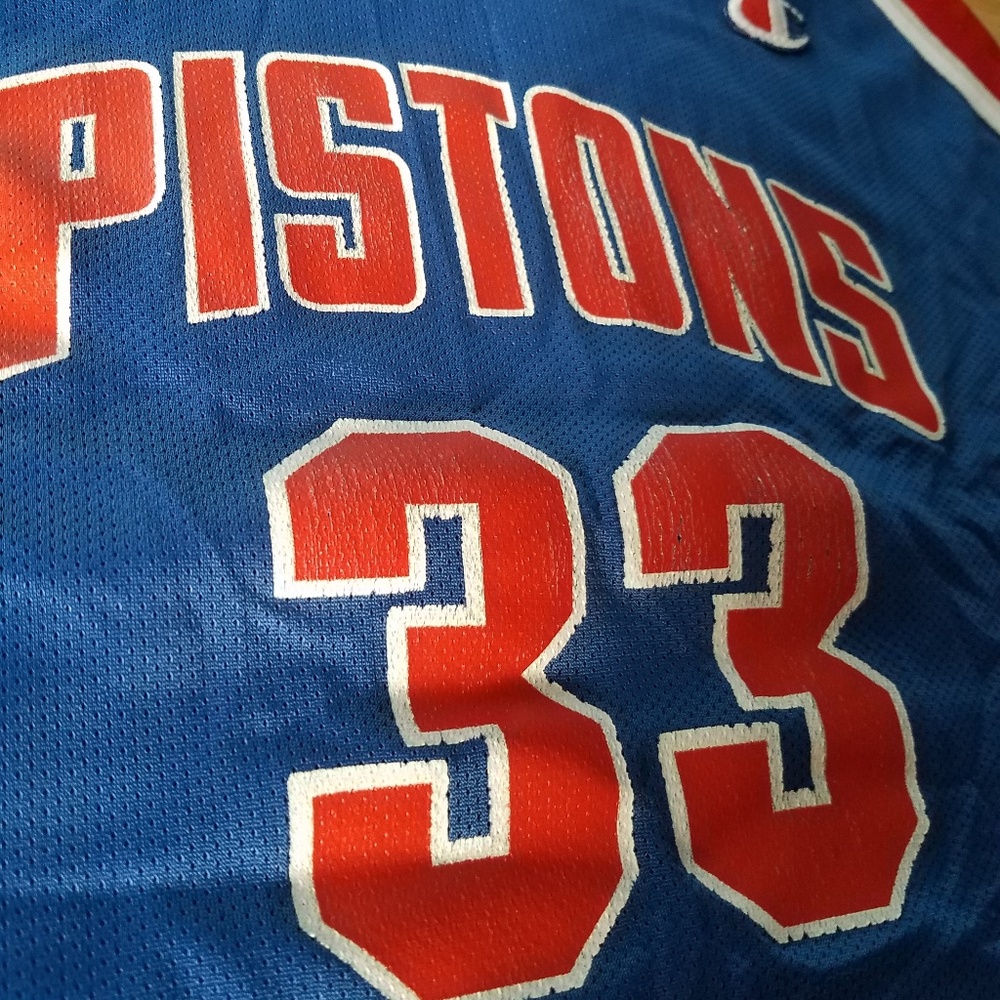 Vintage NBA Grant Hill Pistons Basketball Jersey